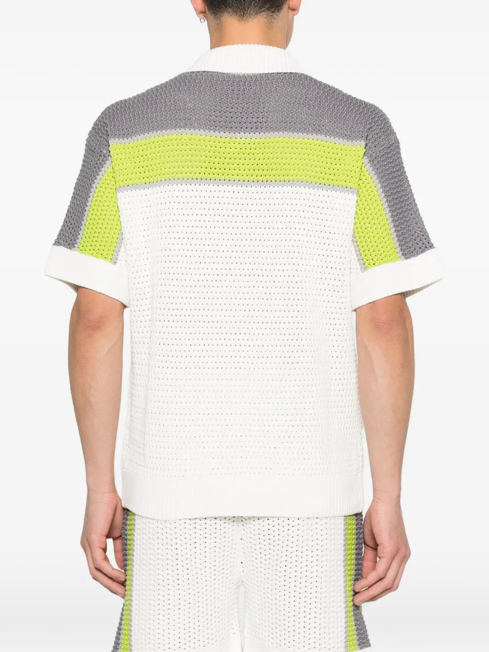 Short-sleeve button shirt-CASABLANCA-Verso