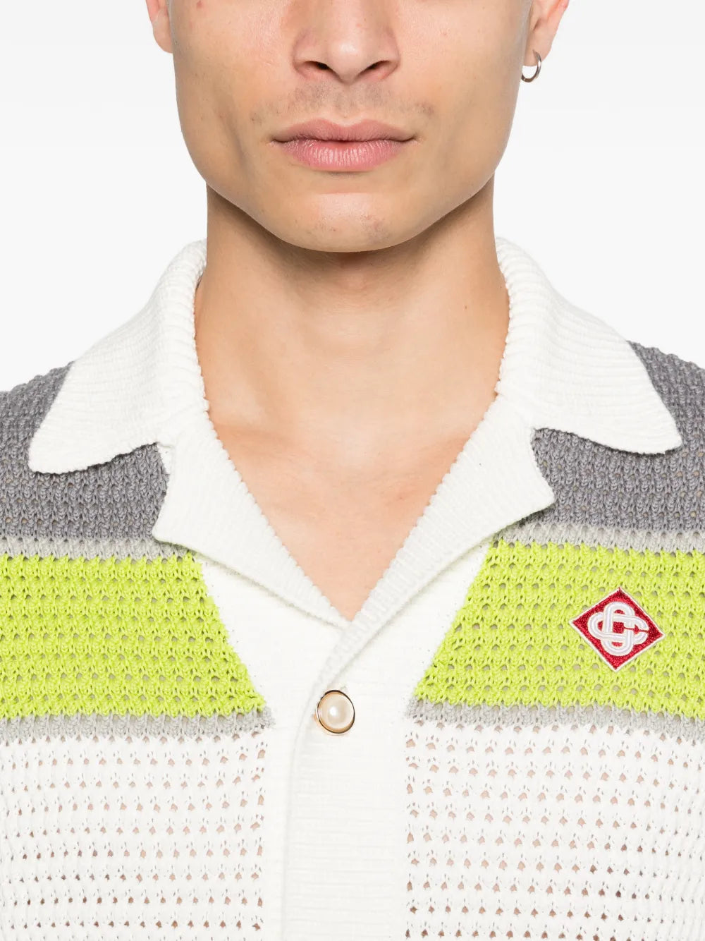 Short-sleeve button shirt-CASABLANCA-Verso