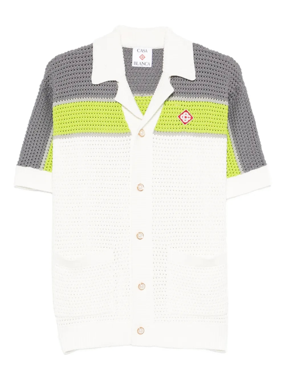 Short-sleeve button shirt-CASABLANCA-Verso