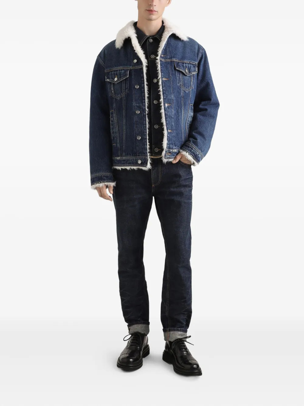 Short-sleeve crew-neck t-shirt-DOLCE & GABBANA-Verso
