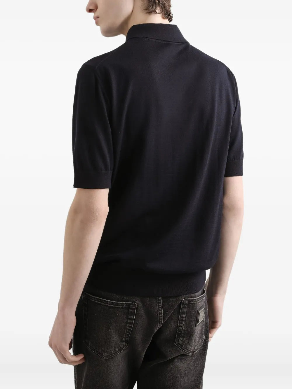 Short-sleeve polo shirt-DOLCE & GABBANA-Verso