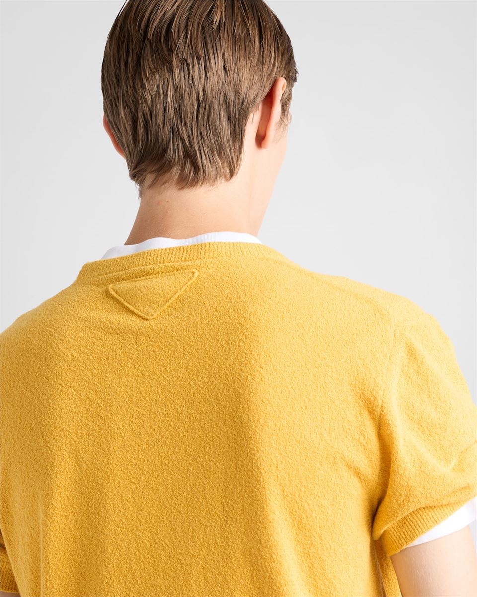SHORT-SLEEVED COTTON SWEATER -  PRADA -  Verso