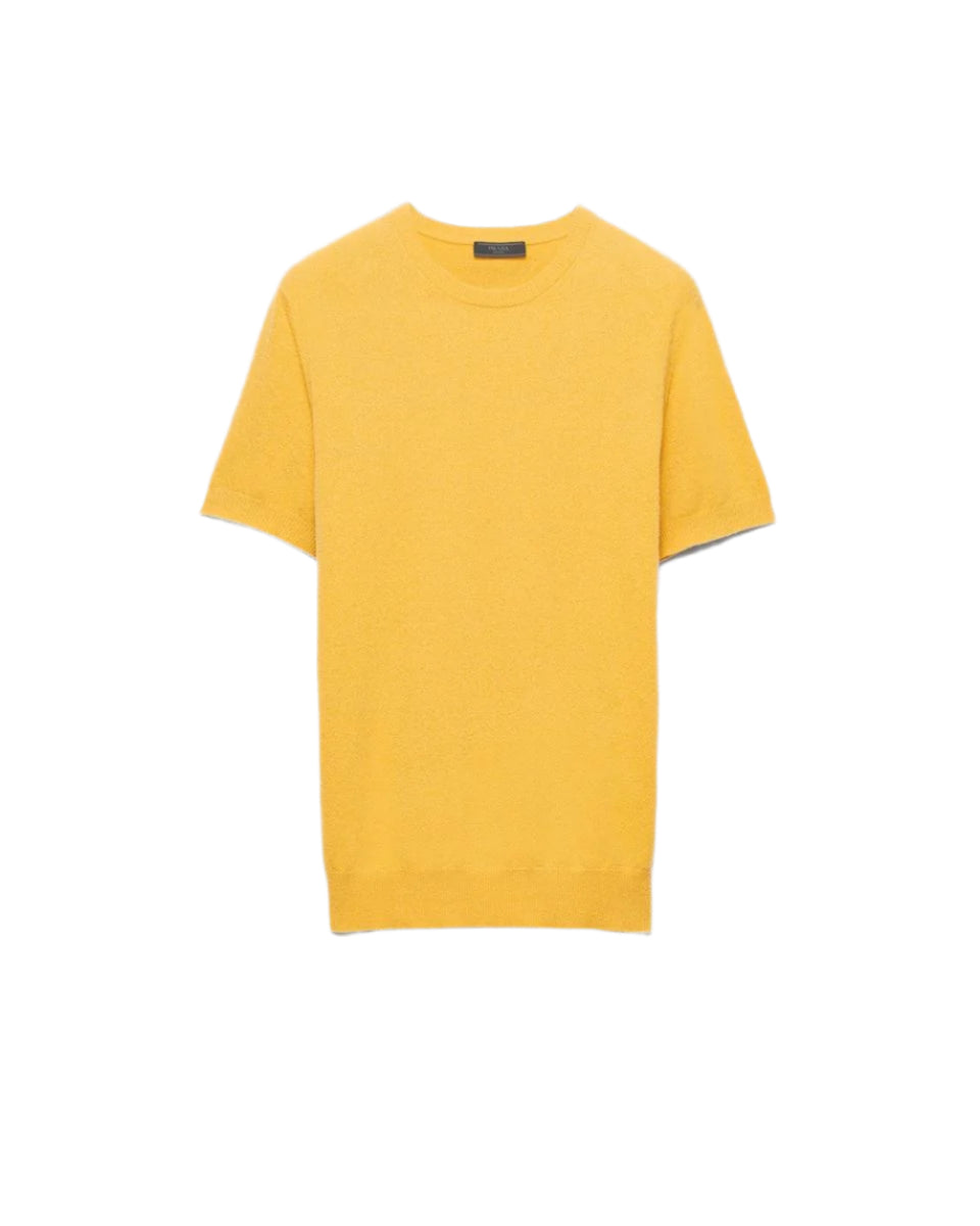 SHORT-SLEEVED COTTON SWEATER -  PRADA -  Verso