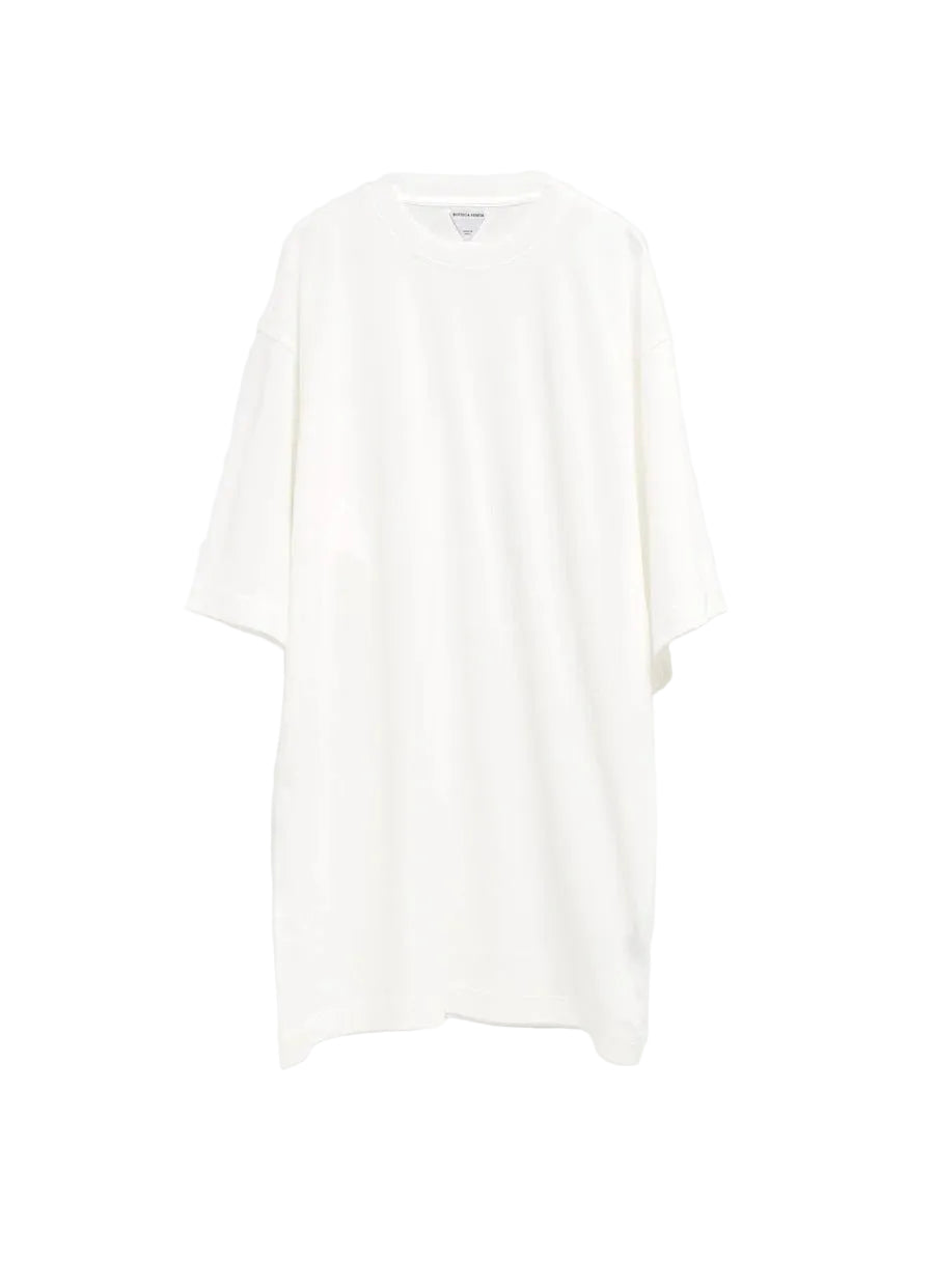 Short-Sleeved Crewneck T-shirt-BOTTEGA VENETA-Verso