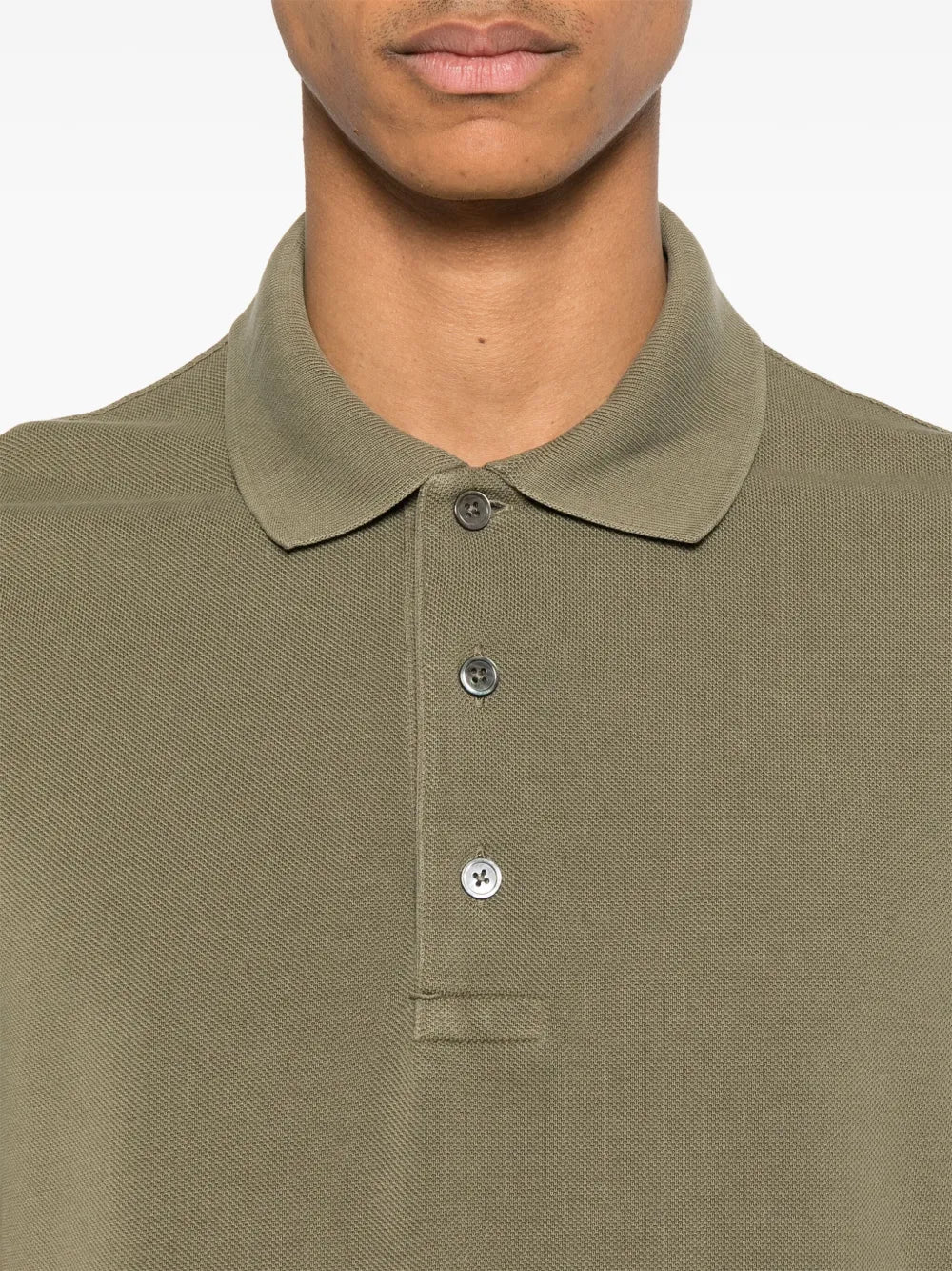 Short-sleeved polo shirt-TOM FORD-Verso