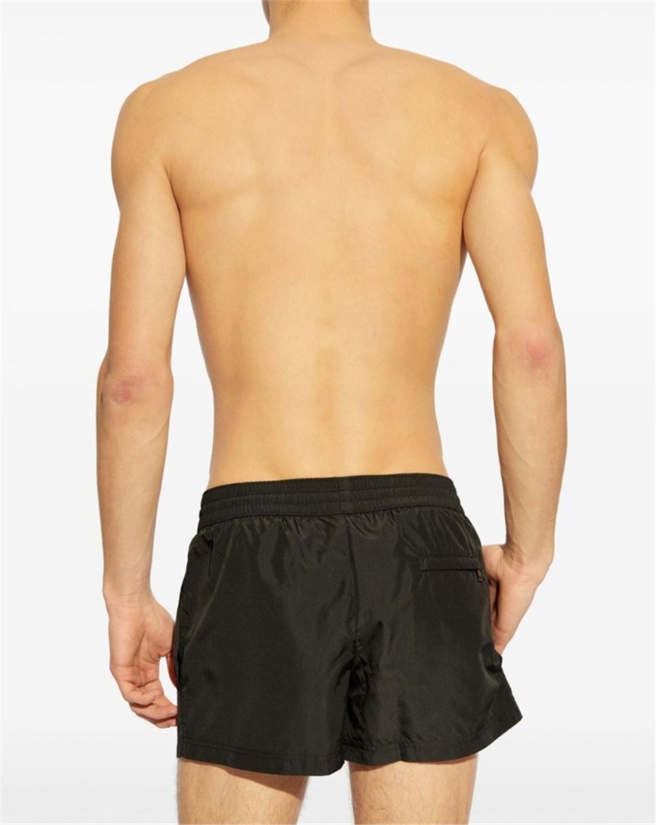SHORT SWIM TRUNKS WITH TAG - DOLCE & GABBANA - Verso