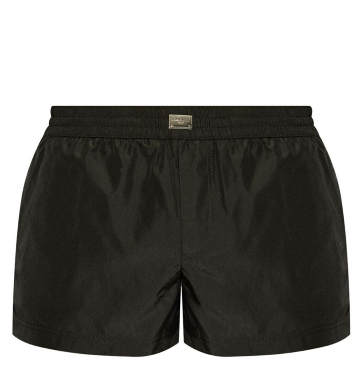 SHORT SWIM TRUNKS WITH TAG - DOLCE & GABBANA - Verso