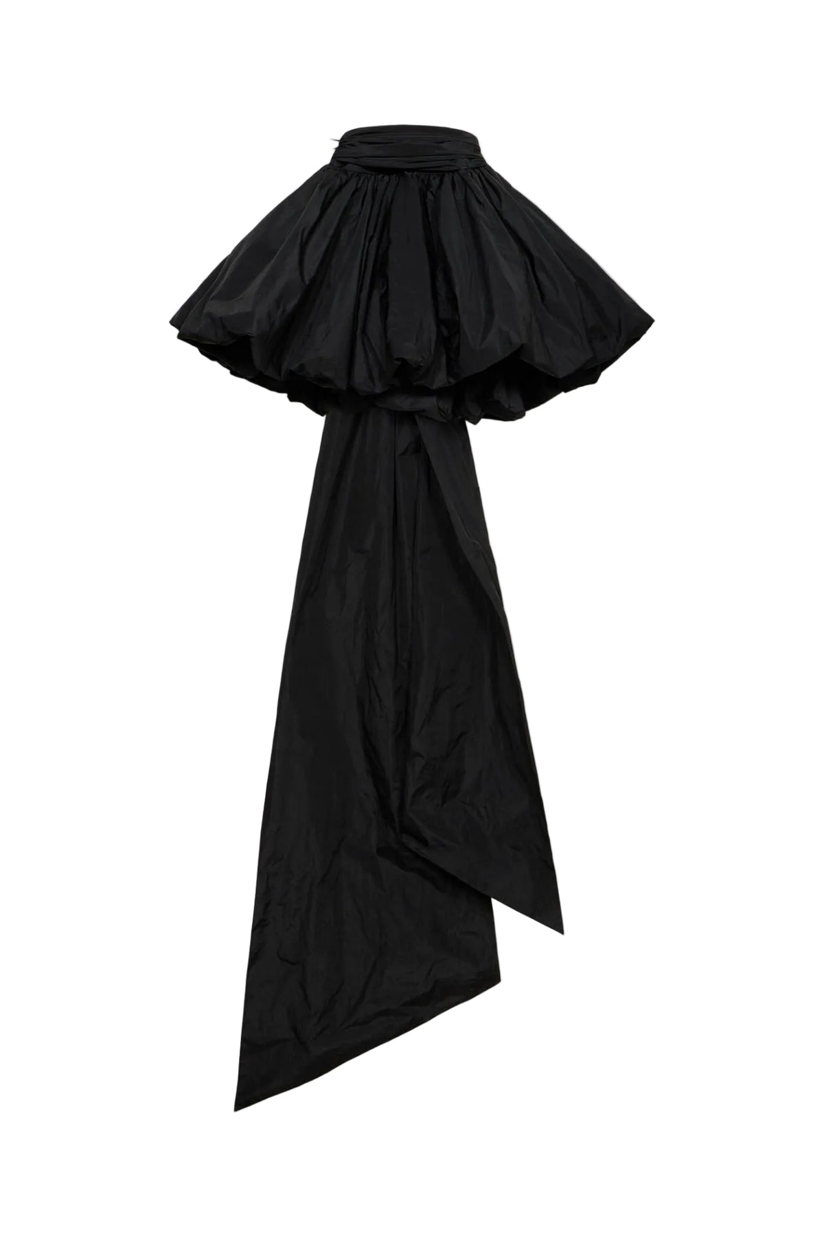 Short Taffeta Skirt with Bow-BLUMARINE-312298-40-Verso
