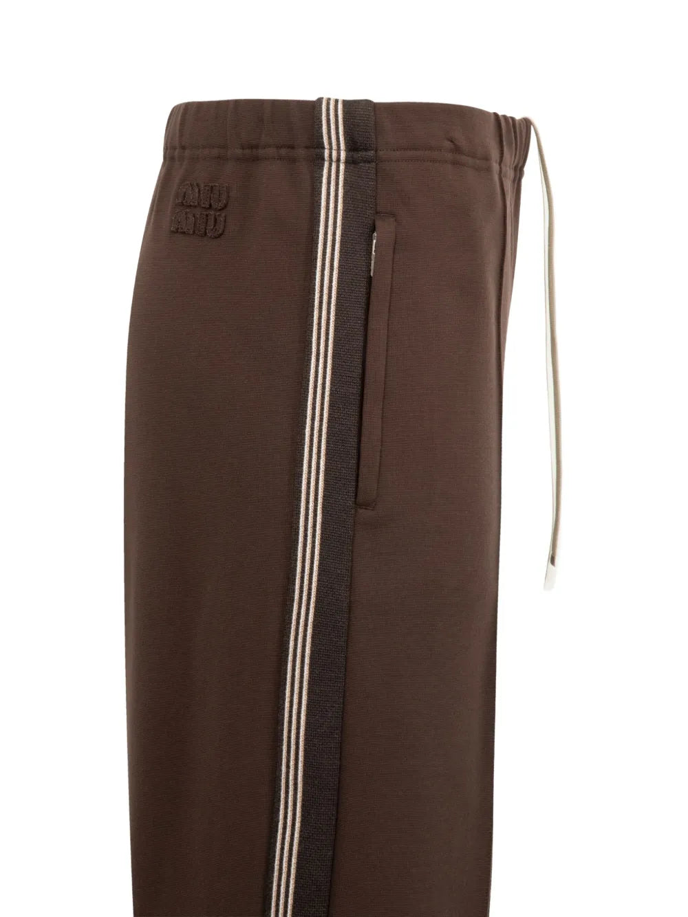 Side-stripe Trousers-MIU MIU-Verso
