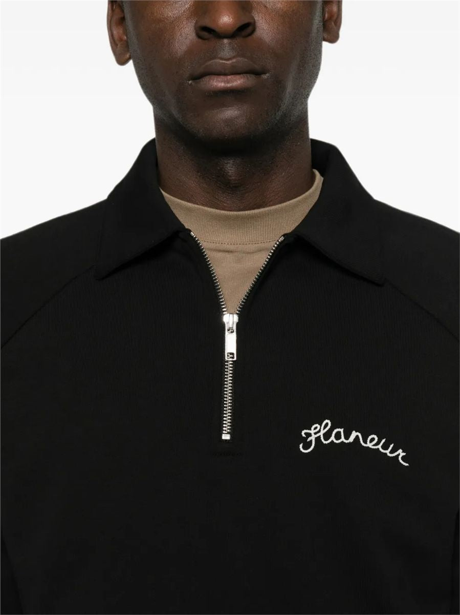 Signature raglan half-zip-FLÂNEUR-Verso