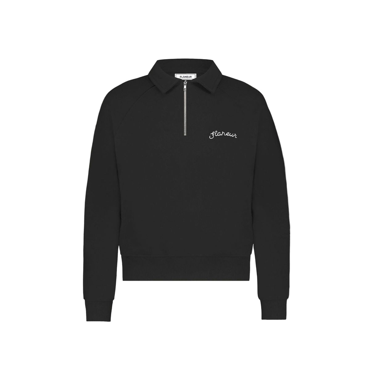signature raglan half zip-FLANEUR-Verso