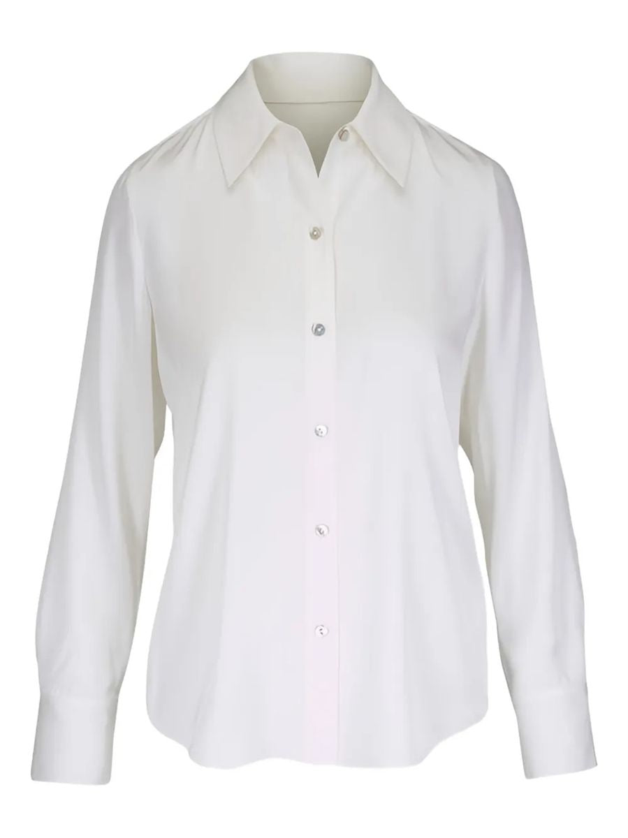 Silk-blend slim button-front blouse-VINCE-313059-XS-Verso