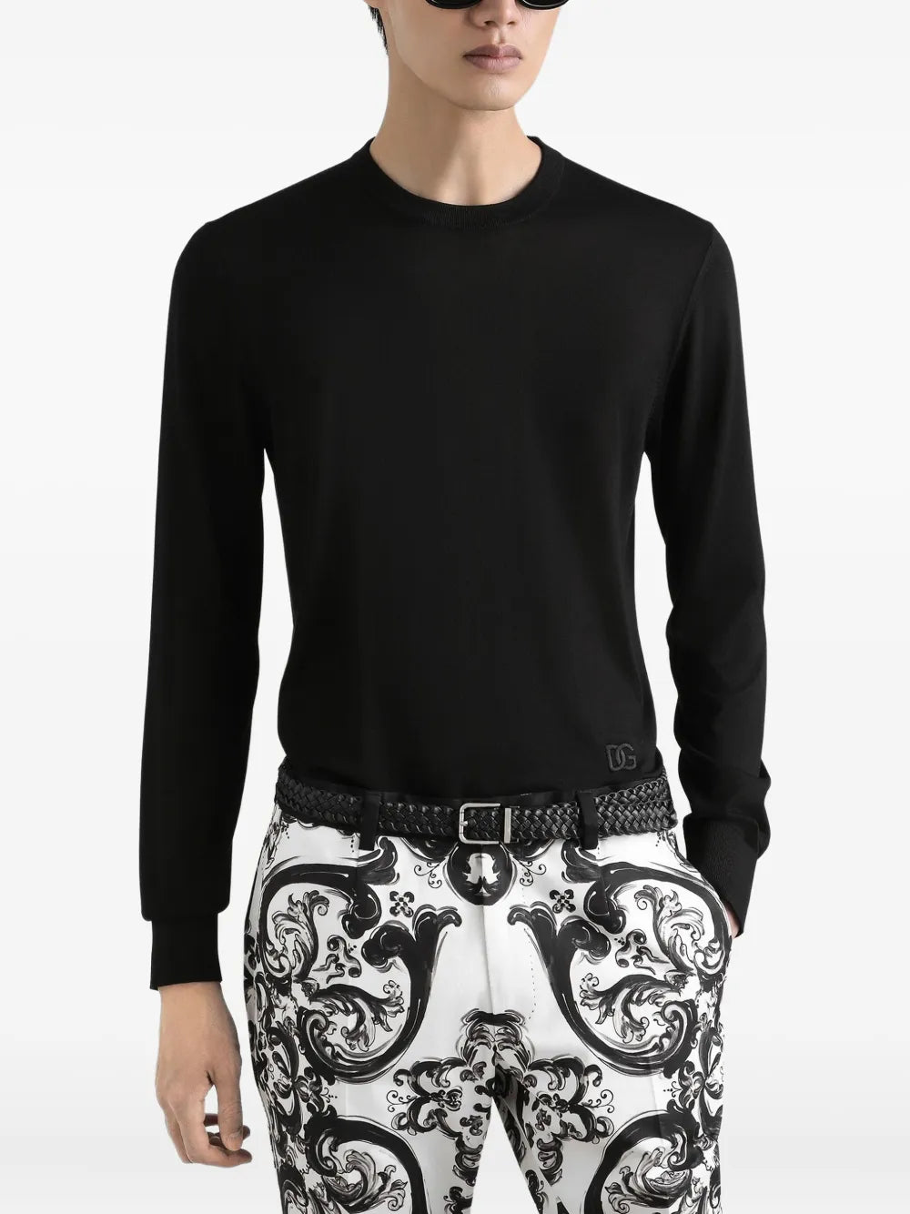 Silk jumper-DOLCE & GABBANA-Verso