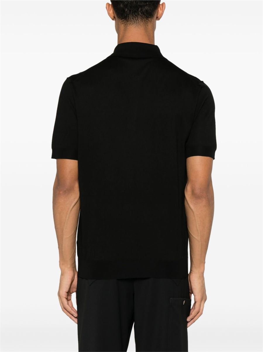 SILK POLO SHIRT - PRADA - Verso