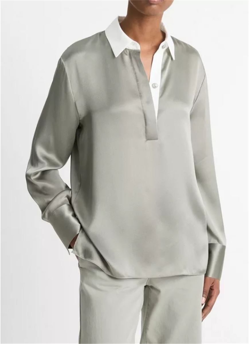 SILK SATIN RUGBY SHIRT-VINCE-Verso