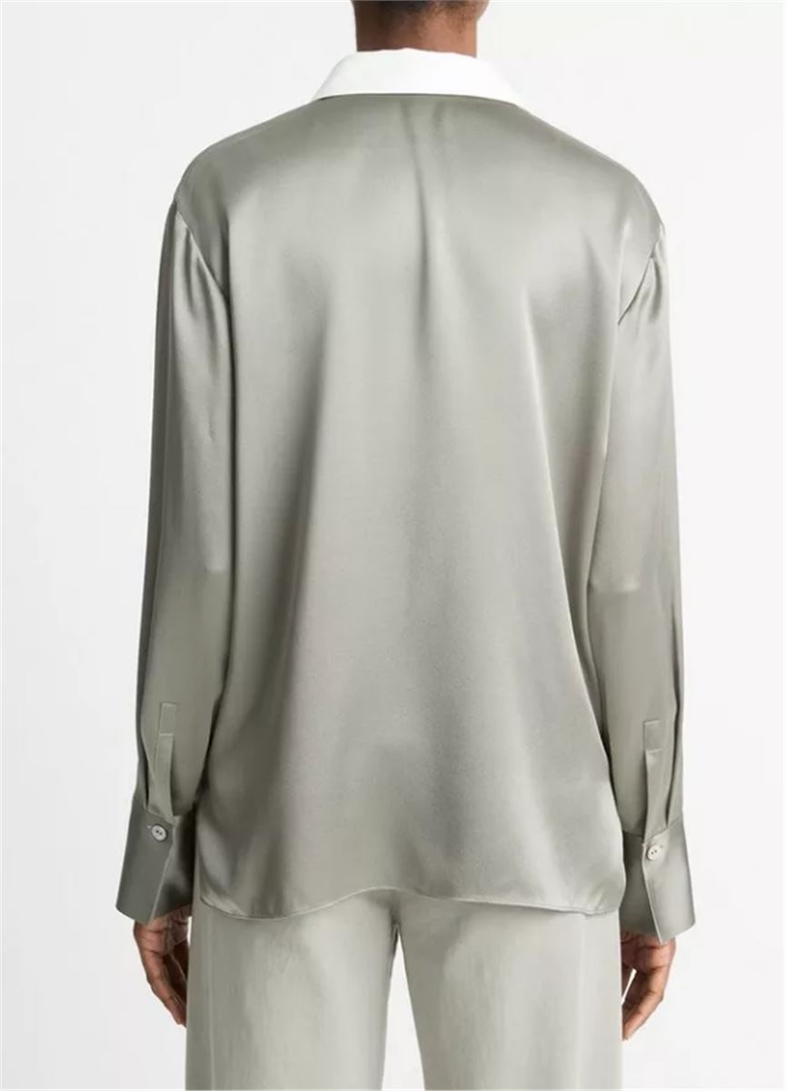 SILK SATIN RUGBY SHIRT-VINCE-Verso