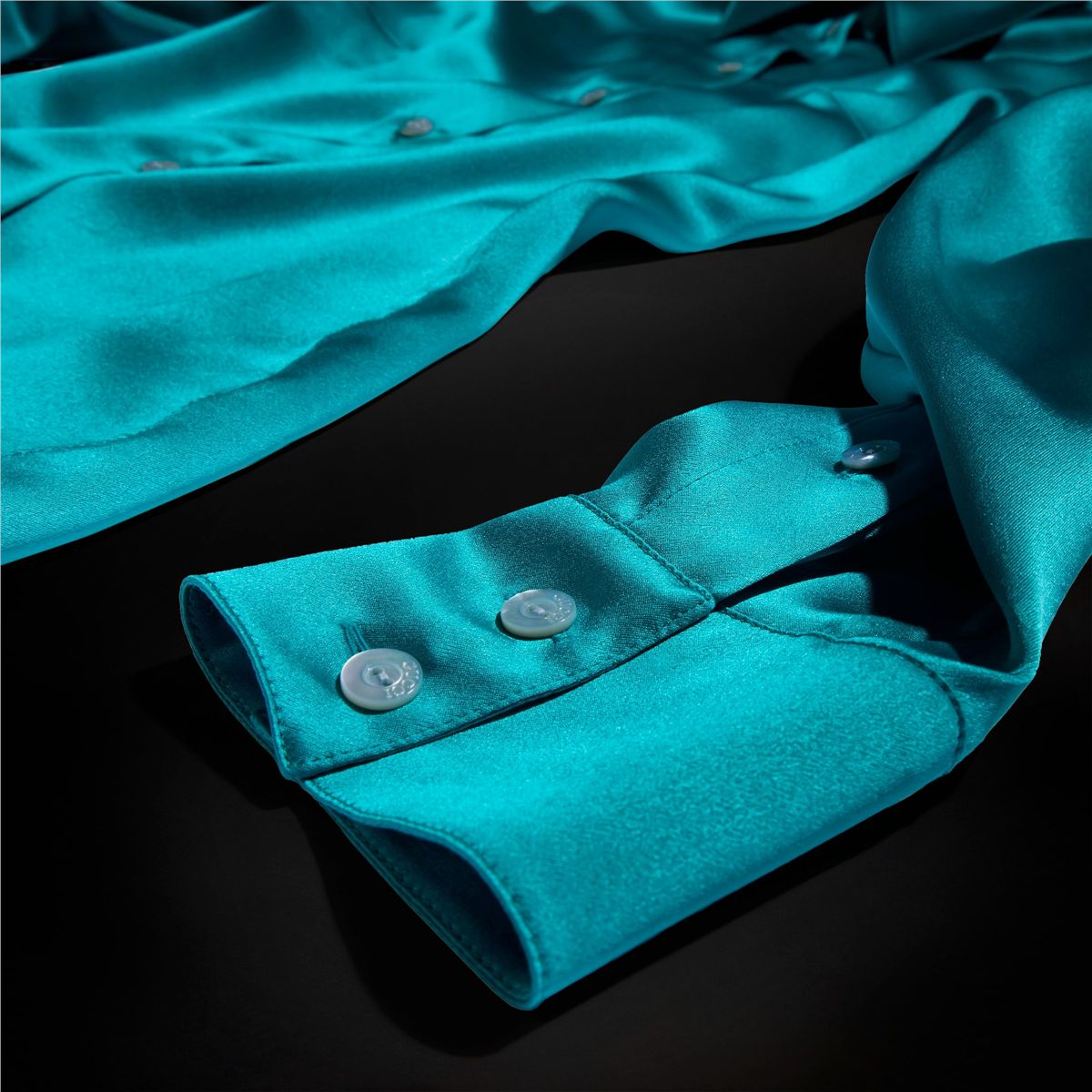 Silk satin shirt-GUCCI-Verso