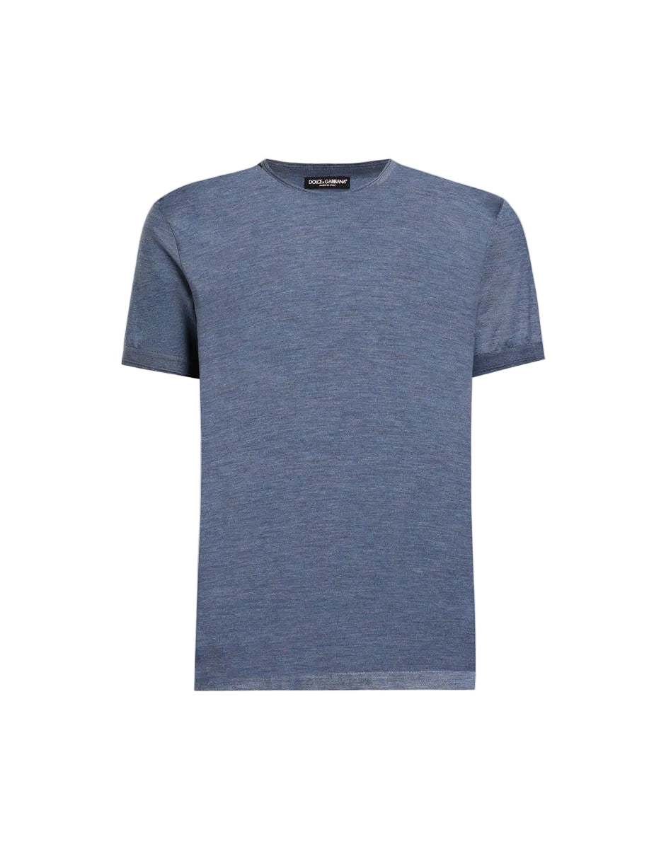 Silk t-shirt-DOLCE&GABBANA-304594-46-Verso