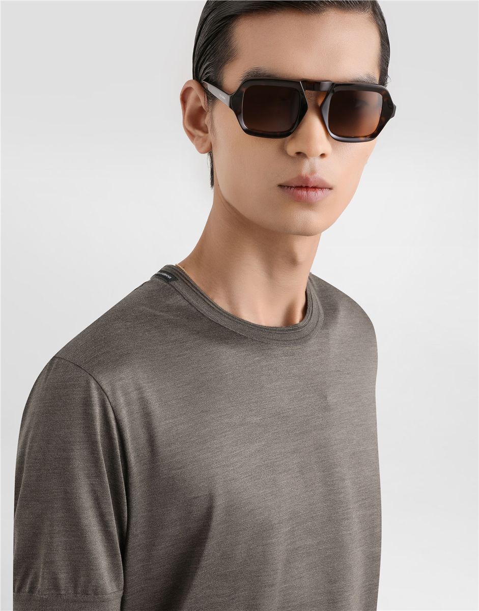 Silk t-shirt-DOLCE&GABBANA-Verso