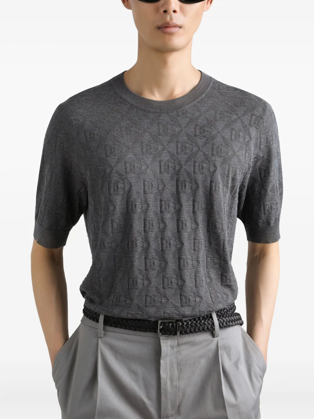 Silk T-shirt-DOLCE & GABBANA-Verso