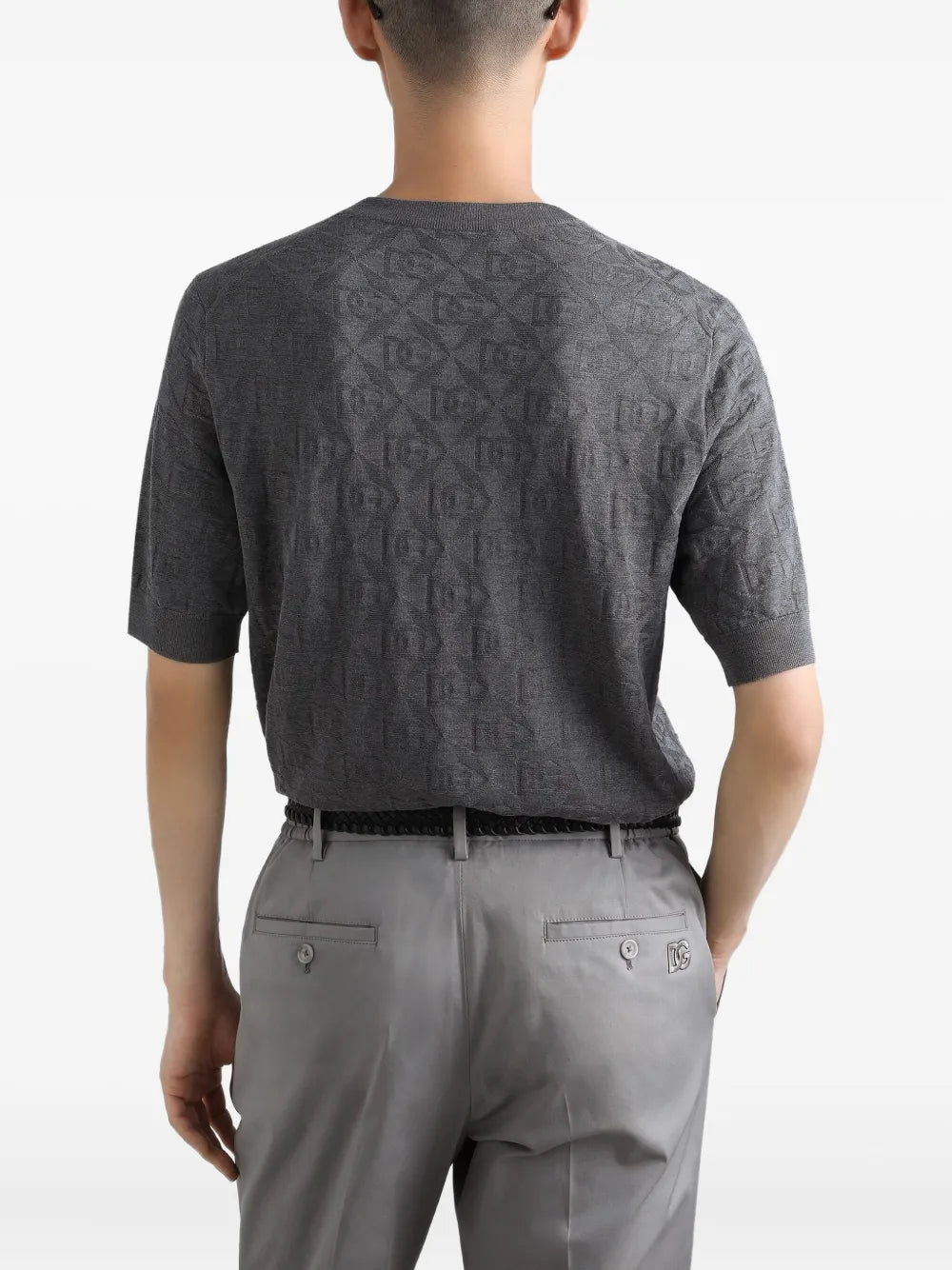 Silk T-shirt-DOLCE & GABBANA-Verso