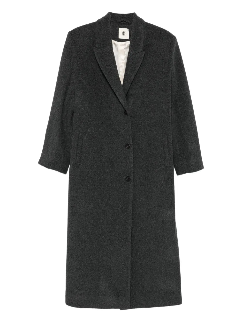 Single-breasted felted coat-THE GARMENT-Verso