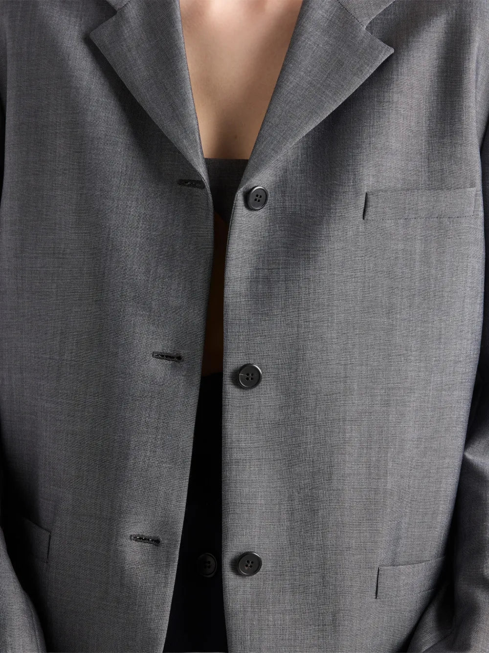 Single-breasted kid-mohair jacket-PRADA-Verso