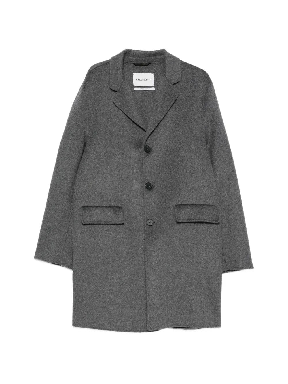 Single-Breasted Notch-Lapel Coat-AMARÁNTO-312913-48-Verso