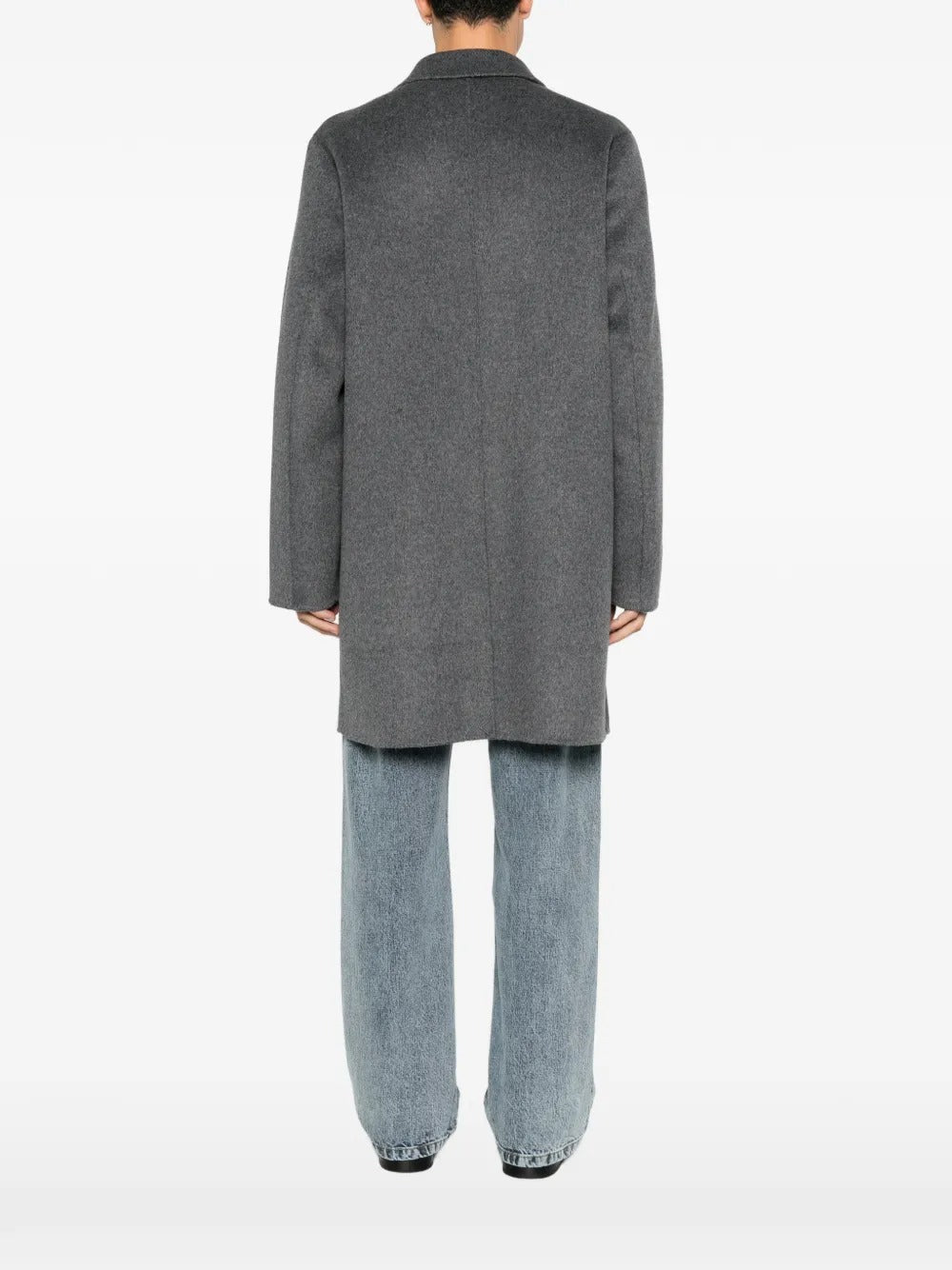 Amaranto single-breasted notch-lapel coat-AMARÁNTO-Verso