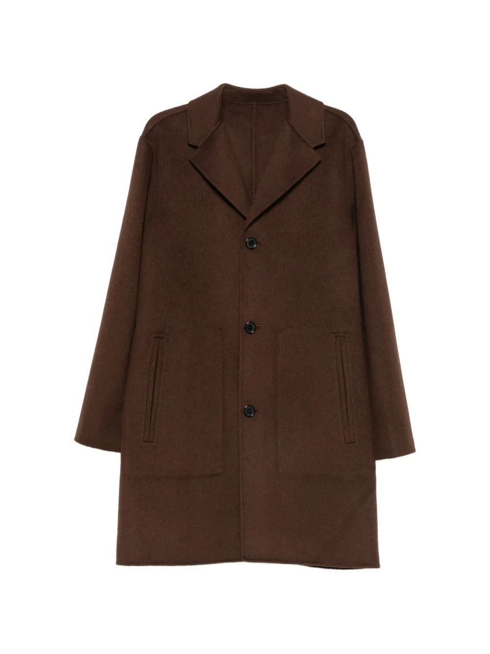 Single-breasted notch-lapels coat-ALICIA AUDREY-Verso