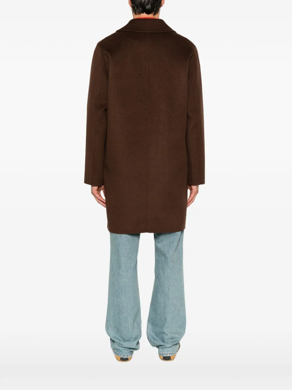 Single-breasted notch-lapels coat-ALICIA AUDREY-Verso