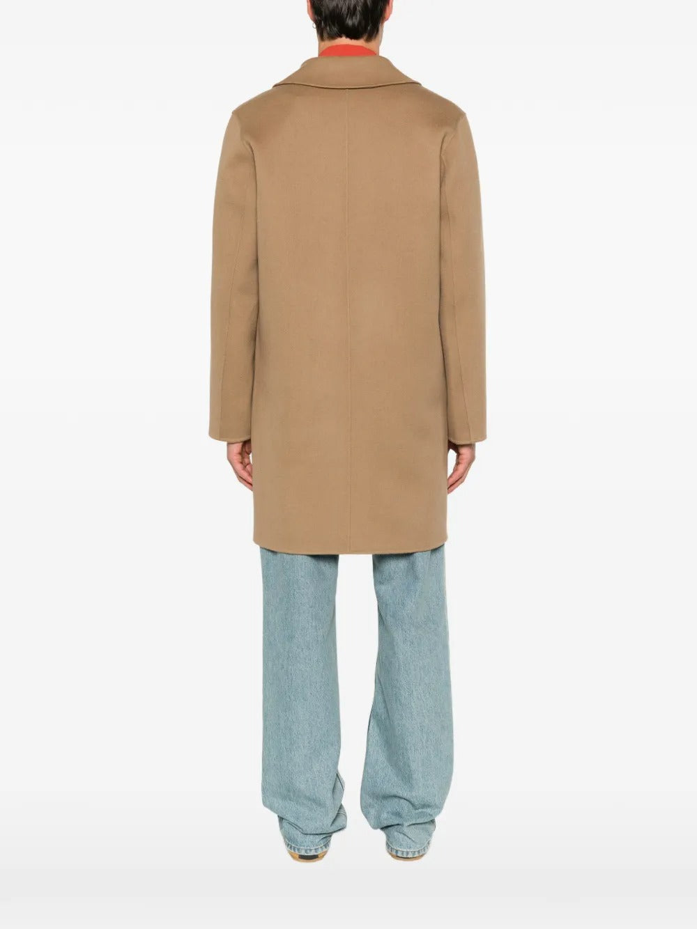 Single-breasted notch-lapels coat-ALICIA AUDREY-Verso