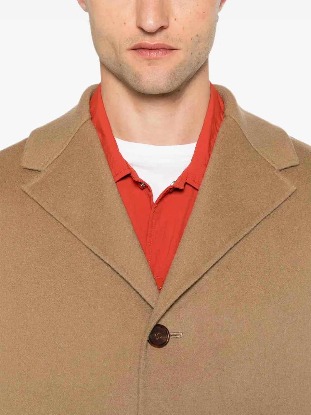 Single-breasted notch-lapels coat-ALICIA AUDREY-Verso