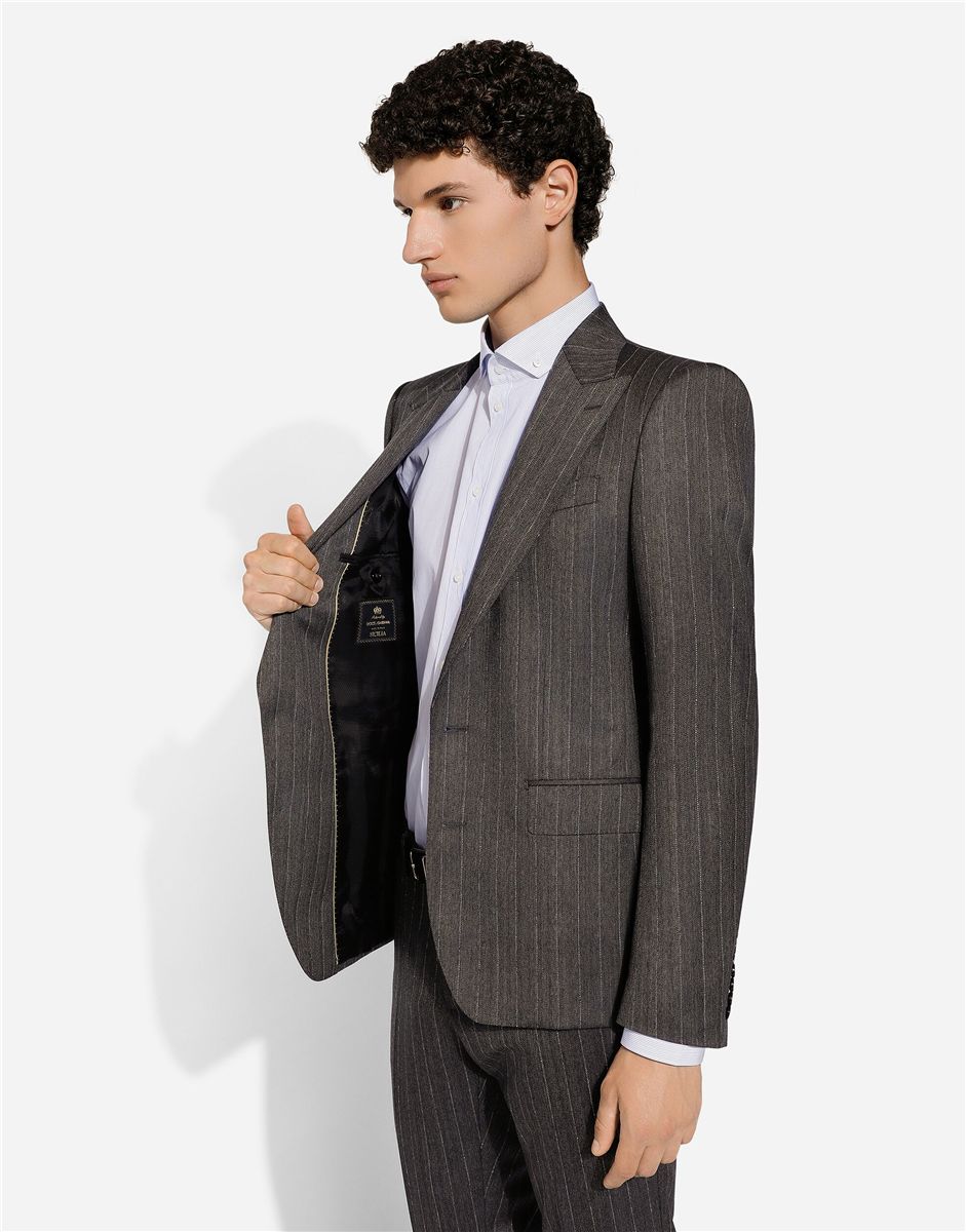 Single-breasted sicilia-fit suit-DOLCE&GABBANA-Verso