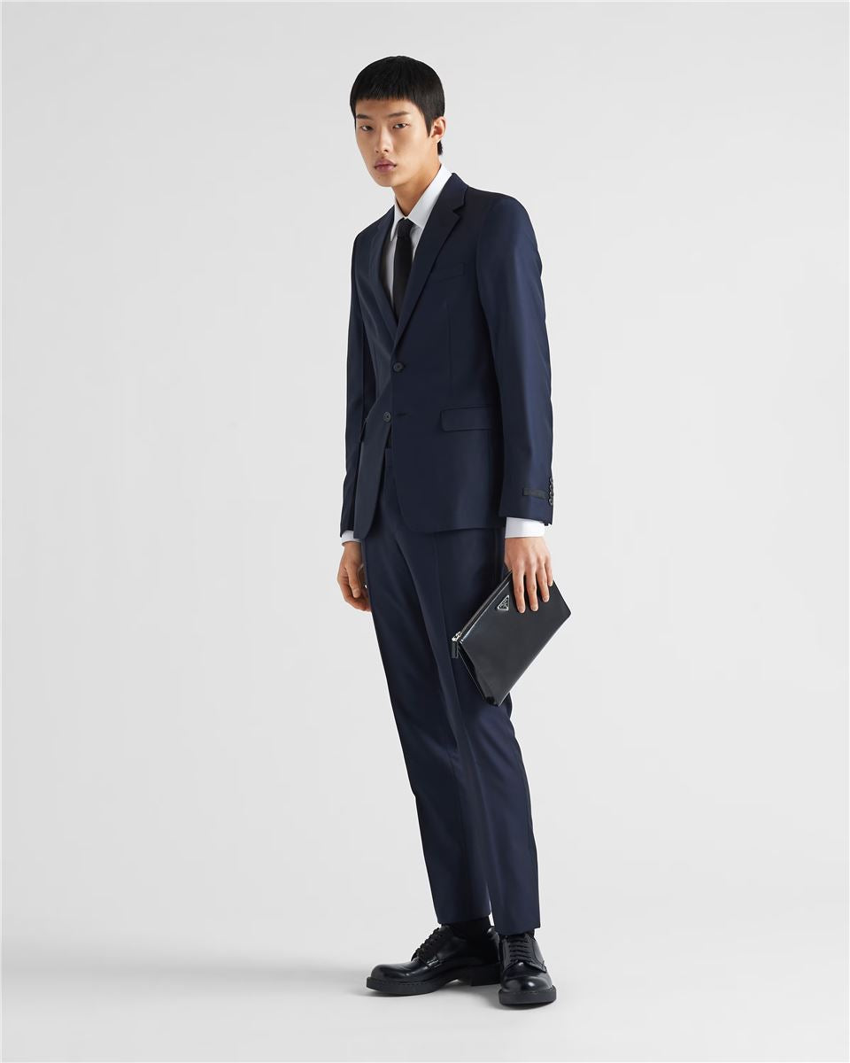 Single-breasted wool suit-PRADA-Verso