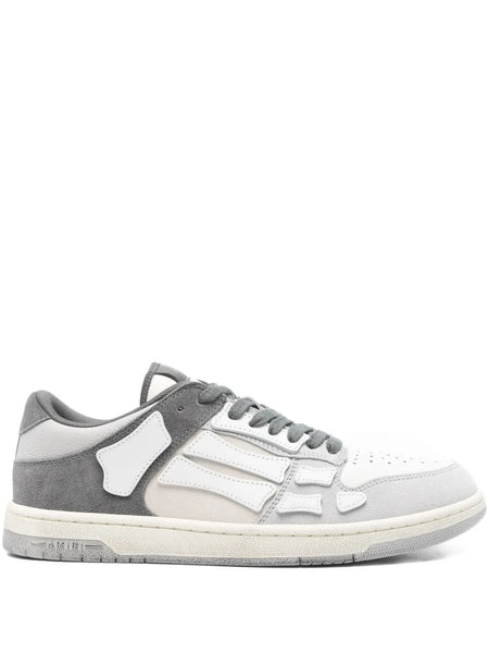 Skel-Top Bone-Panelled Low-Top Sneakers