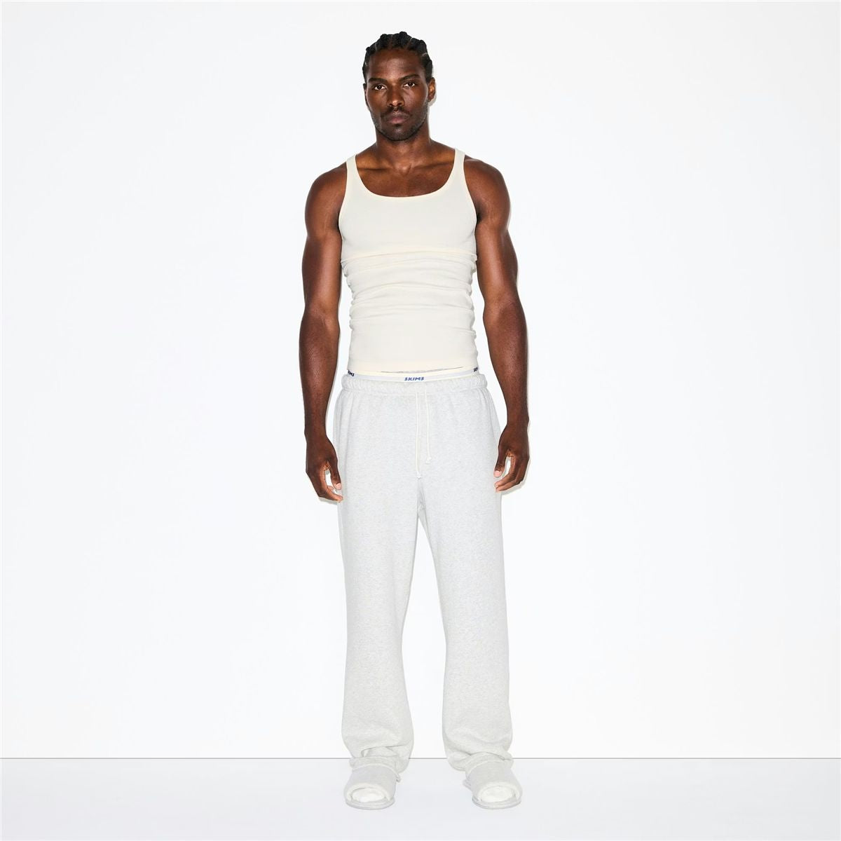 SKIMS Fleece Lounge Men's Classic Straight Leg Pant