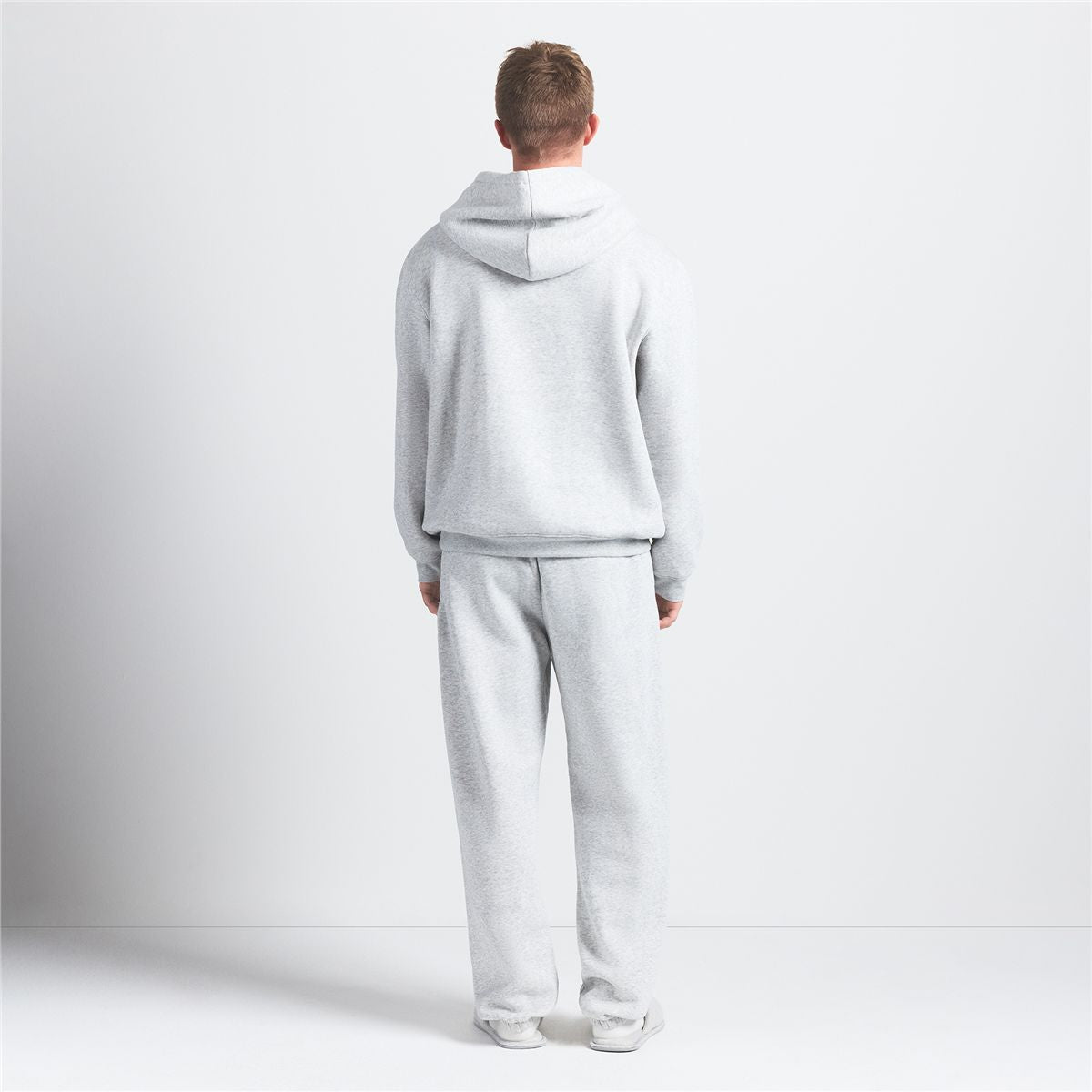 Skims fleece lounge men’s relaxed hoodie-SKIMS-Verso