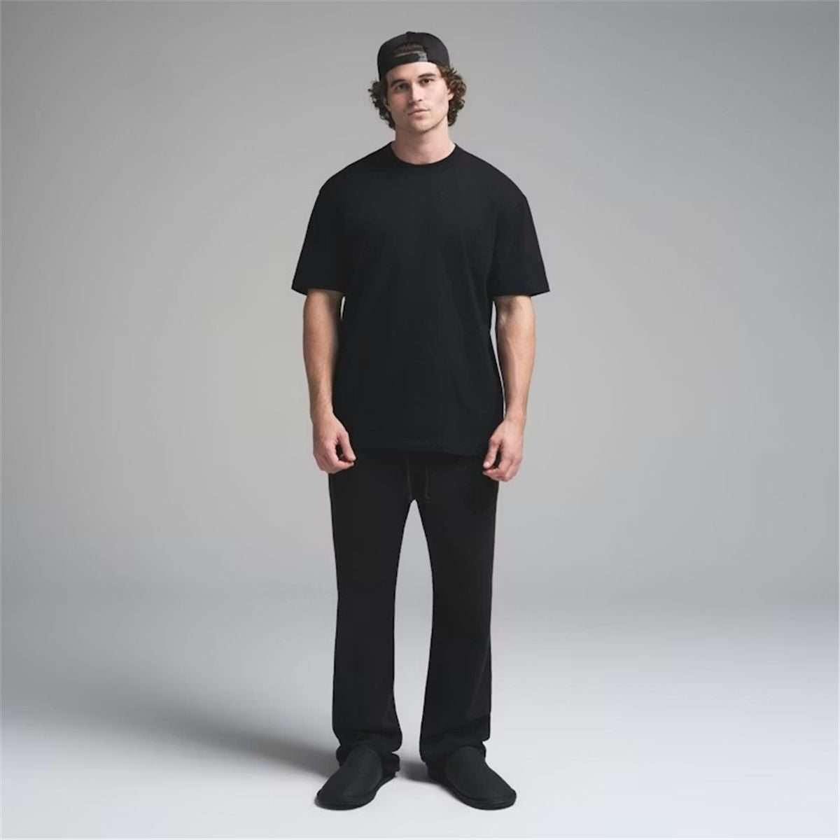 Skims heavyweight cotton men’s relaxed t-shirt-SKIMS-Verso