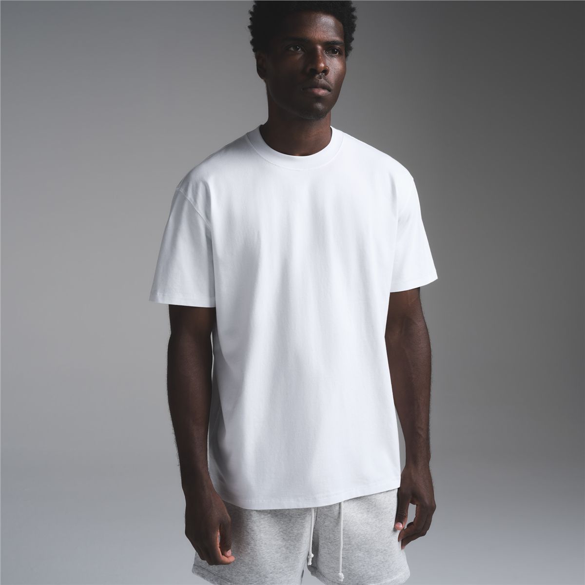 Skims heavyweight cotton men’s relaxed t-shirt-SKIMS-Verso