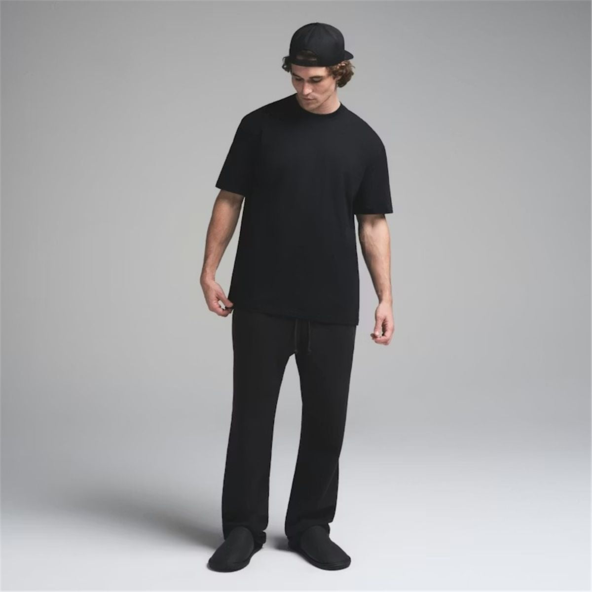 Skims heavyweight cotton men’s relaxed t-shirt-SKIMS-Verso