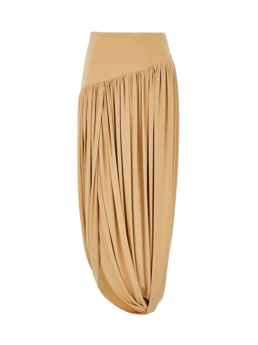 Skirt with basque detail-FERRAGAMO-Verso