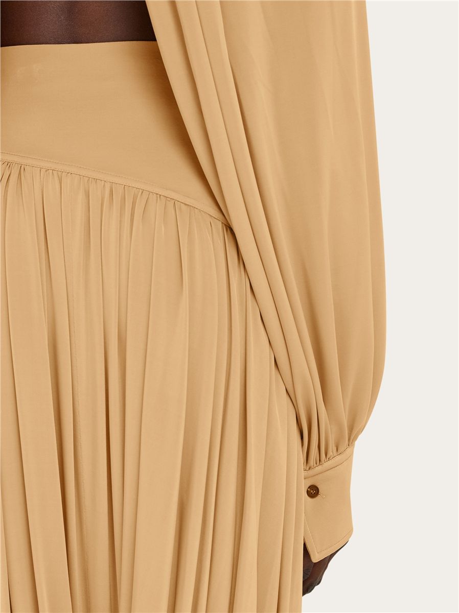 Skirt with basque detail-FERRAGAMO-Verso