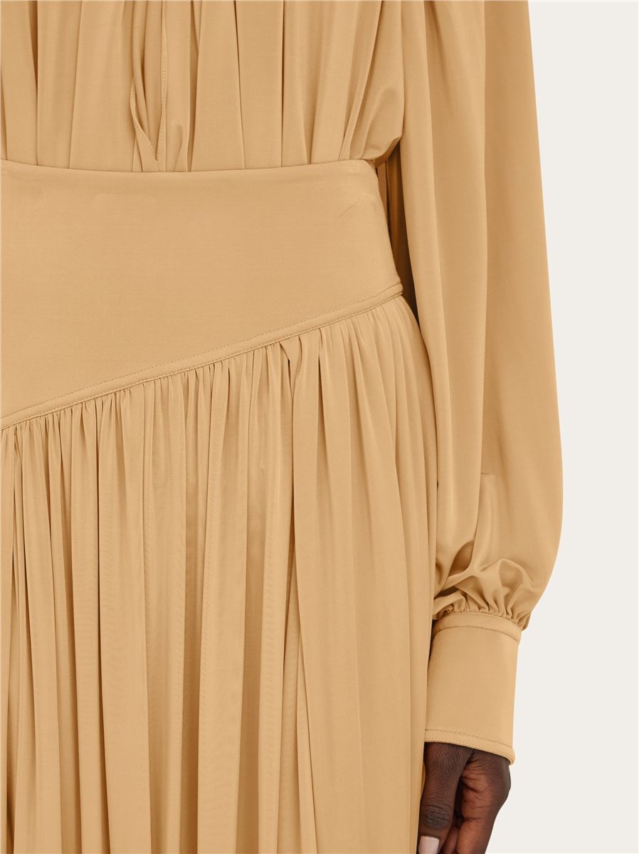 Skirt with basque detail-FERRAGAMO-Verso