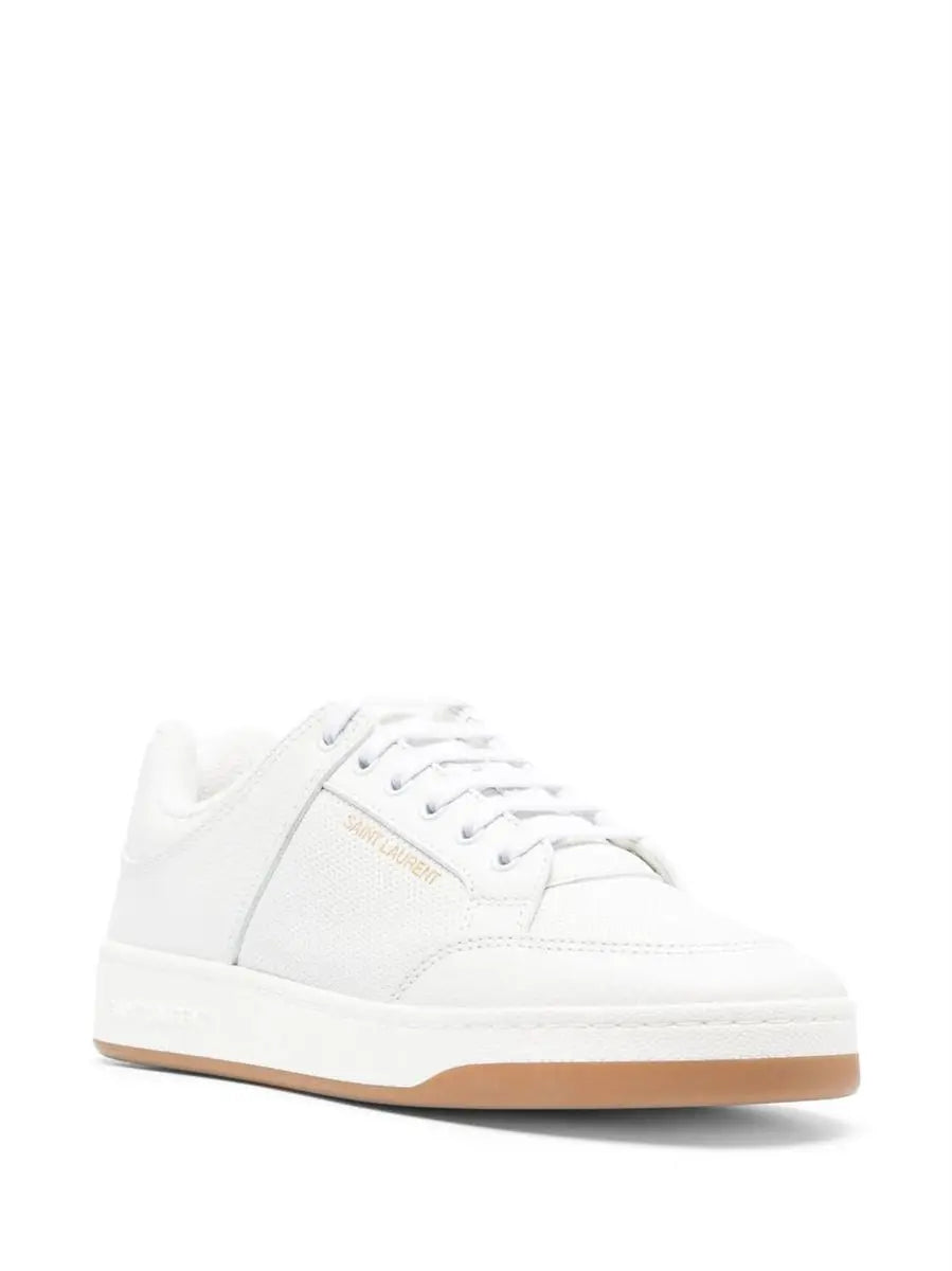 SL/61 LEATHER PERFORATED SNEAKERS SAINT LAURENT