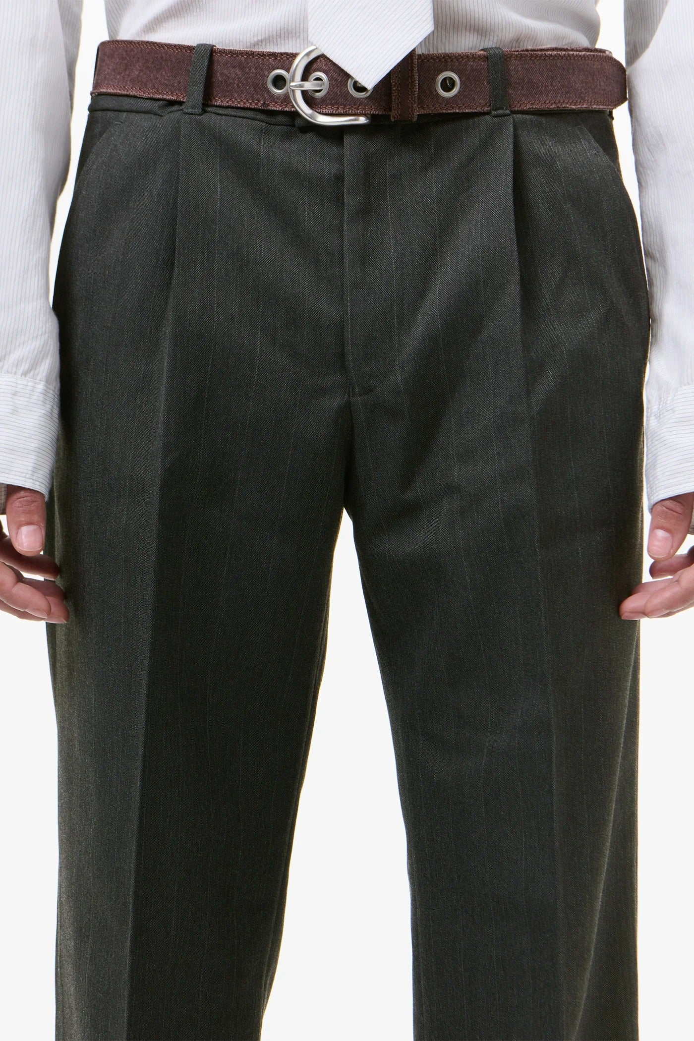 Slack Pinstripe Trousers-OUR LEGACY-Verso