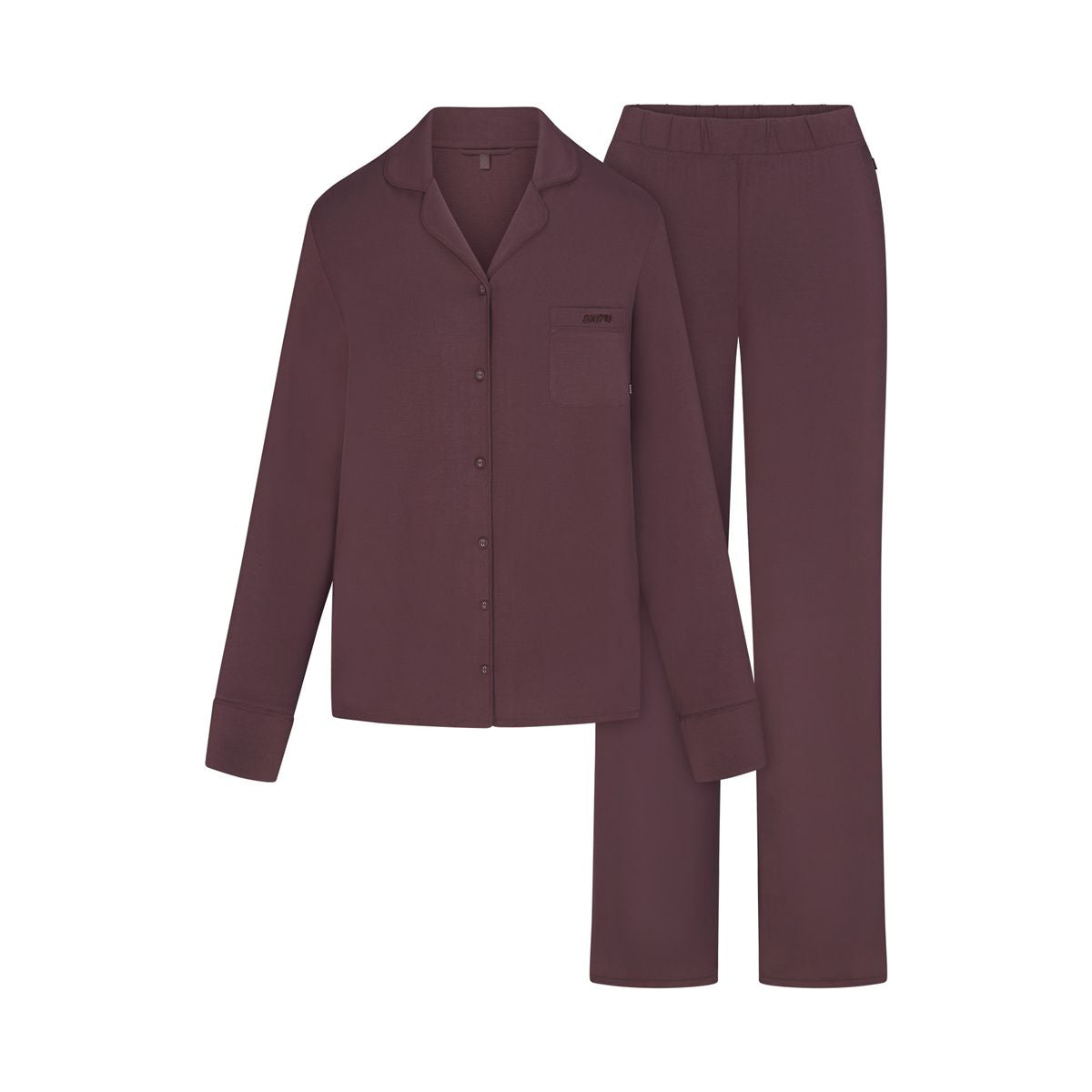 Sleep long sleeve button up set-SKIMS-316423-XXS-Verso