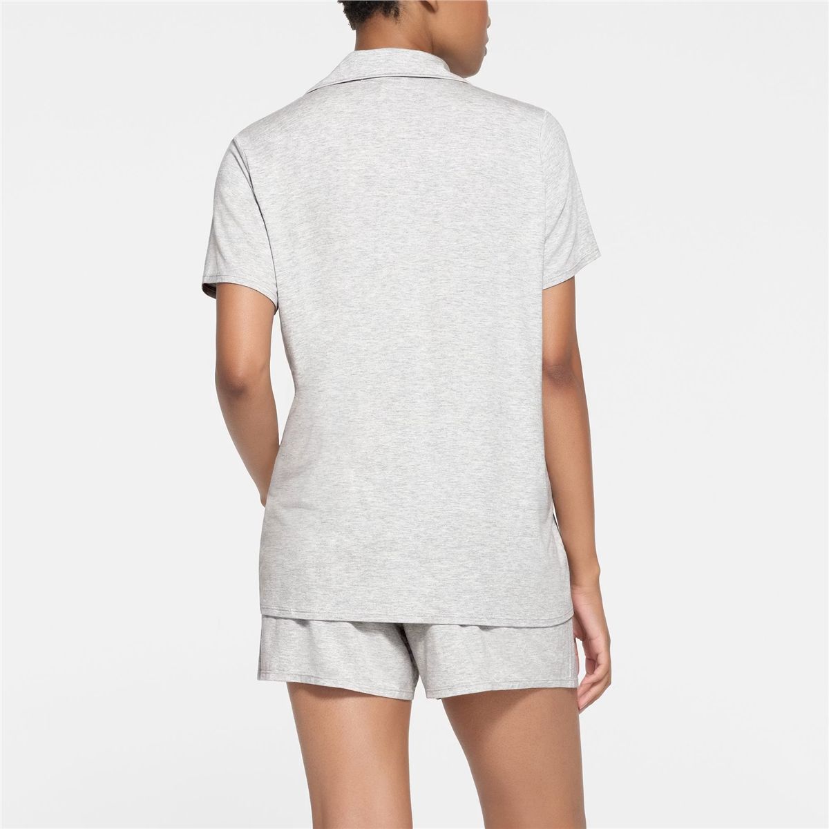 Sleep short sleeve button up set-SKIMS-Verso