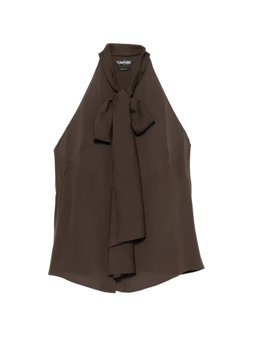 Sleeveless bow-detail top-TOM FORD-Verso