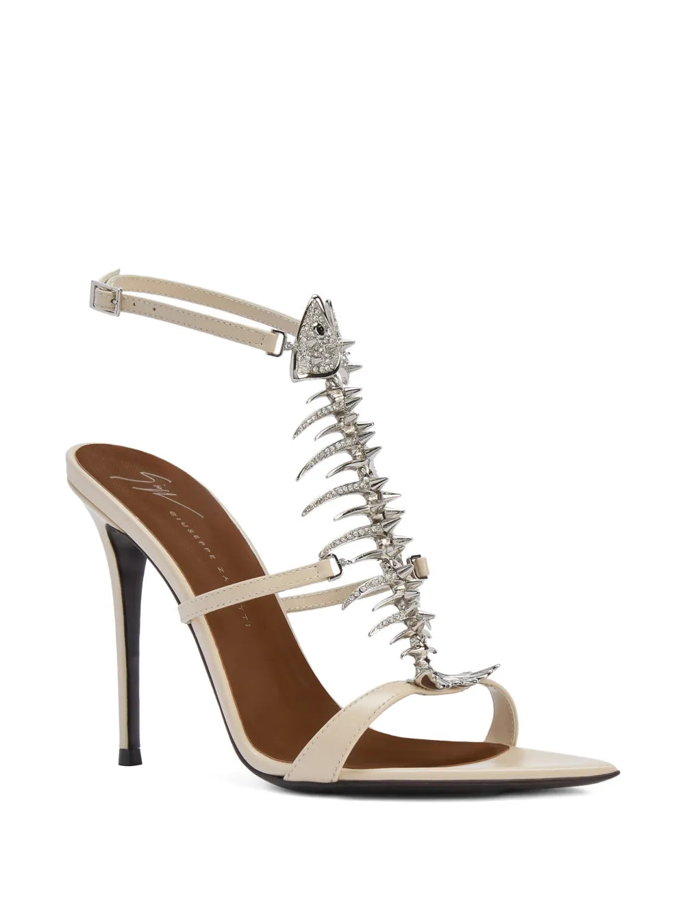 Slim 2.0 fishbone-motif sandals-ZANOTTI-Verso